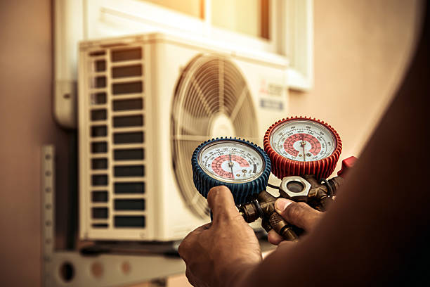Professional Ductwork Repair technician working in Braddock, PA